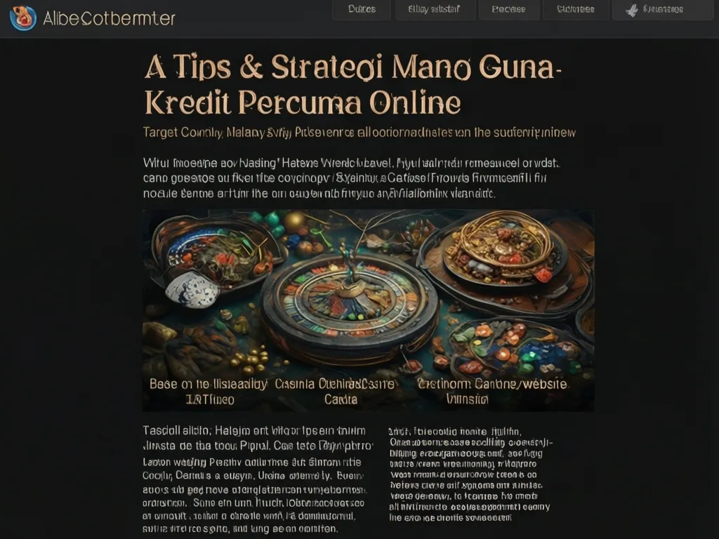 Tips Menang